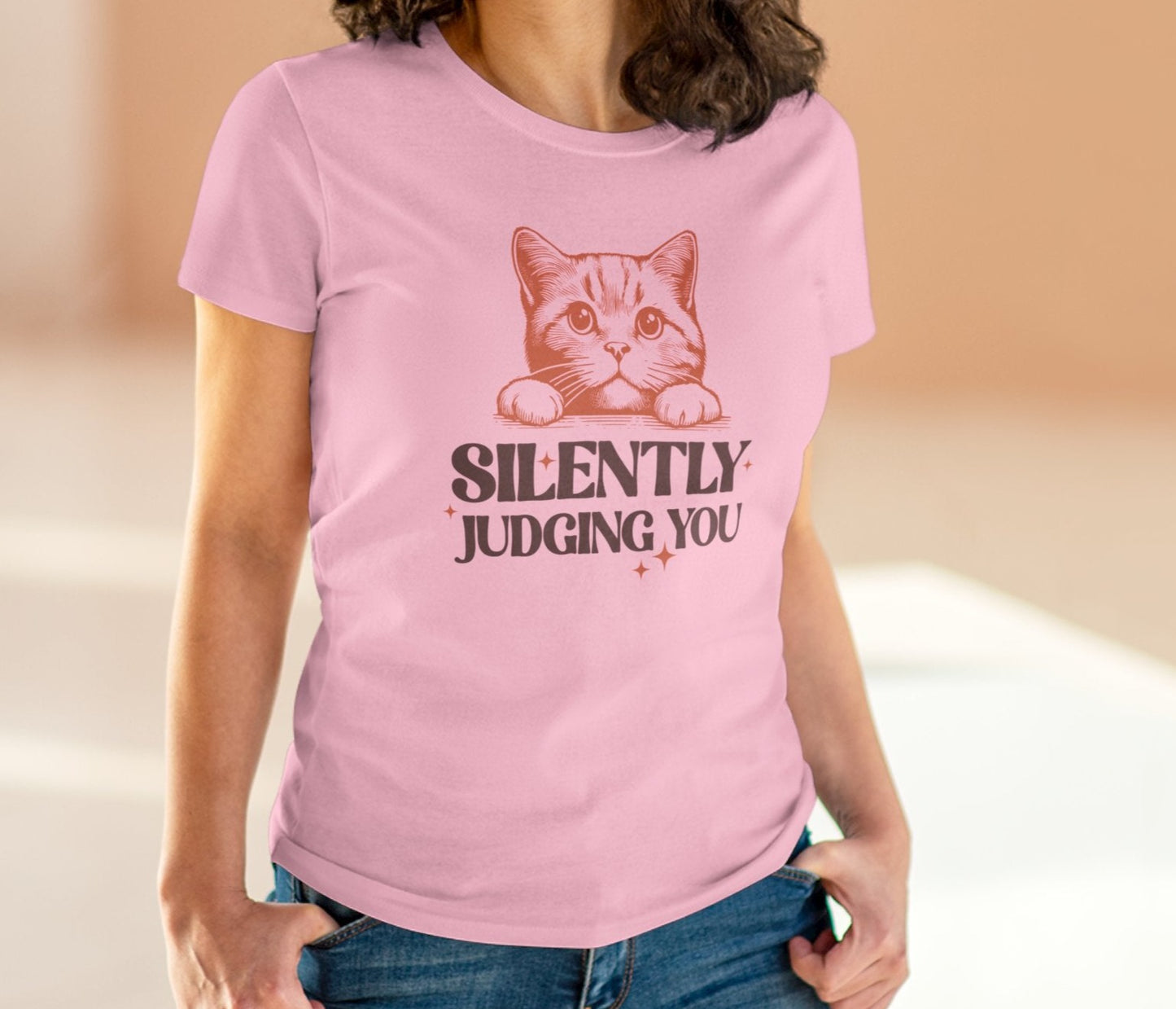 Cat's Silently Judging You Tee - Kim’s Signature Beauty & Accessories    