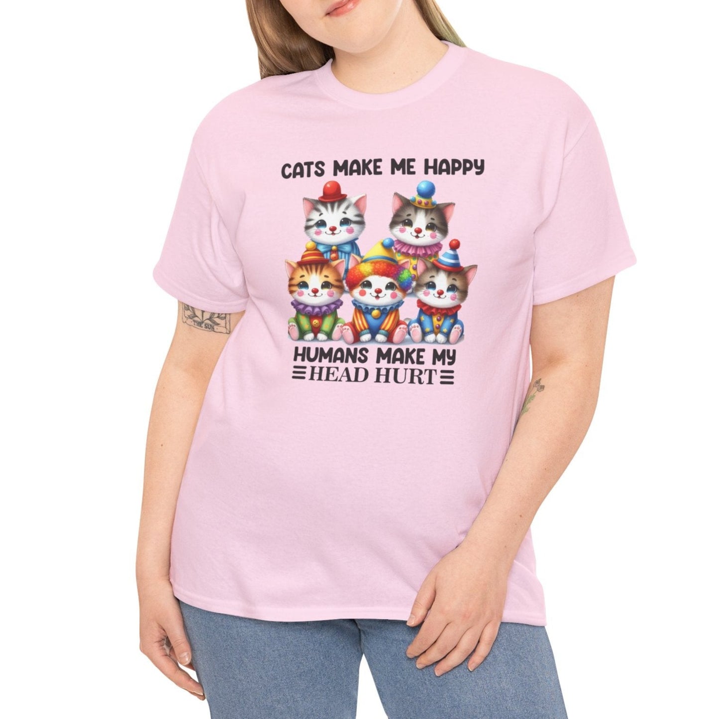 Cats Make Me Happy Tee - Kim’s Signature Beauty & Accessories    