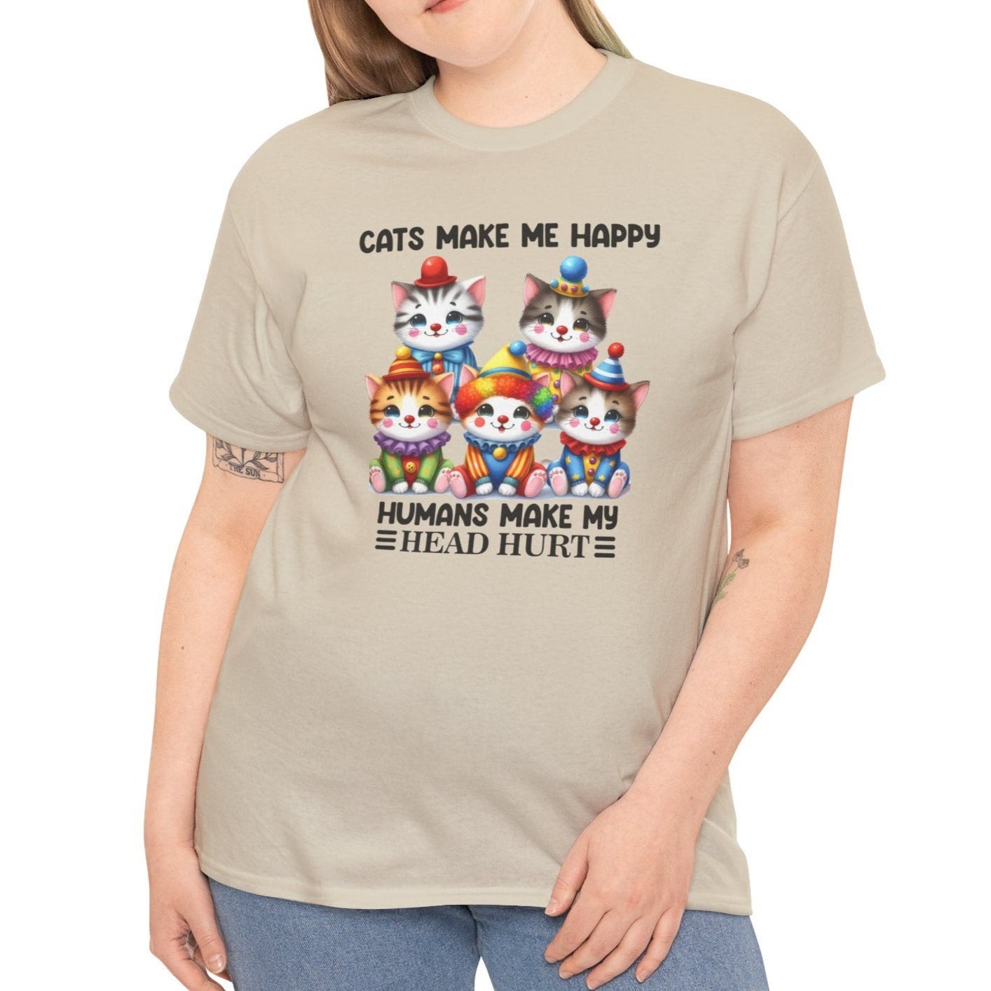 Cats Make Me Happy Tee - Kim’s Signature Beauty & Accessories    