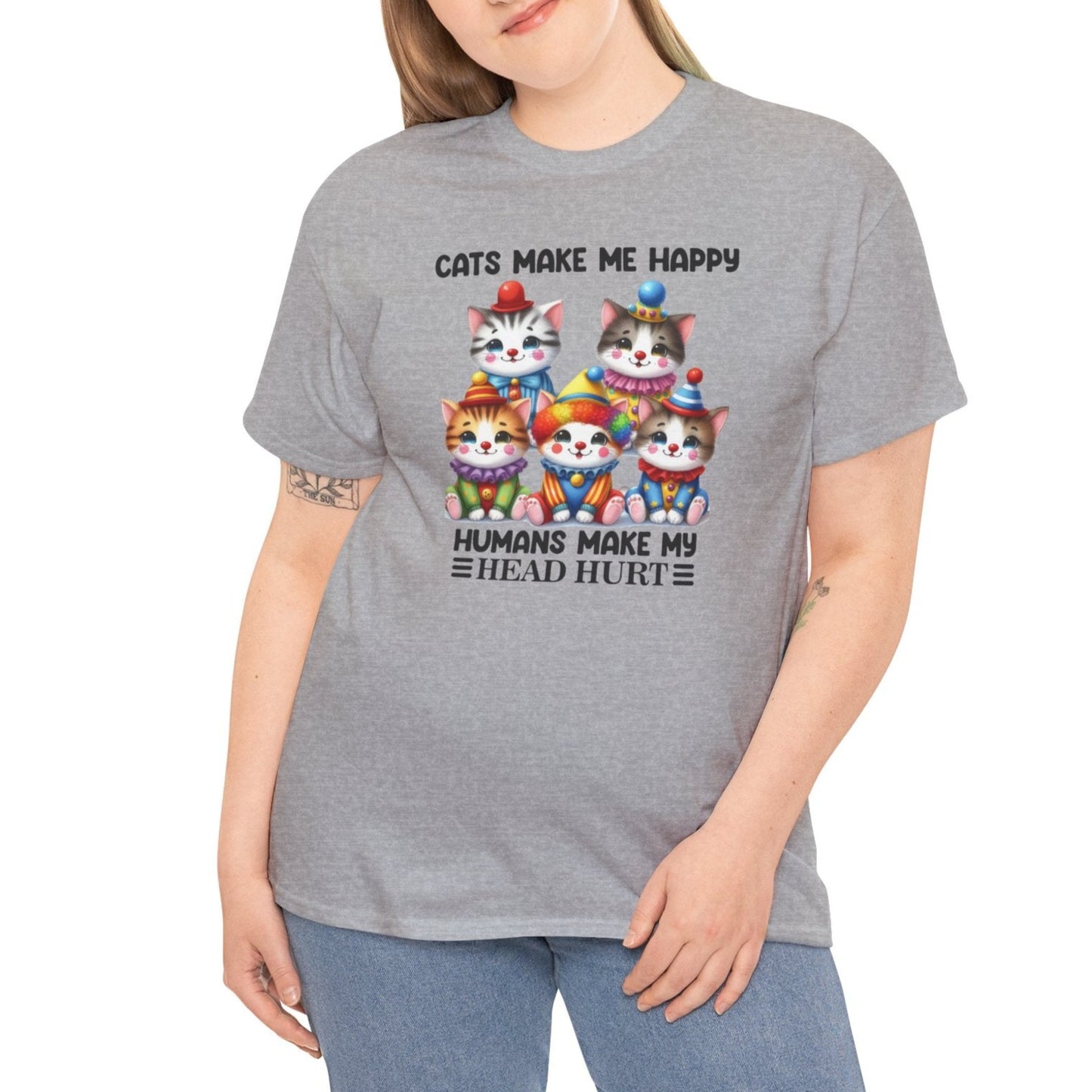 Cats Make Me Happy Tee - Kim’s Signature Beauty & Accessories    