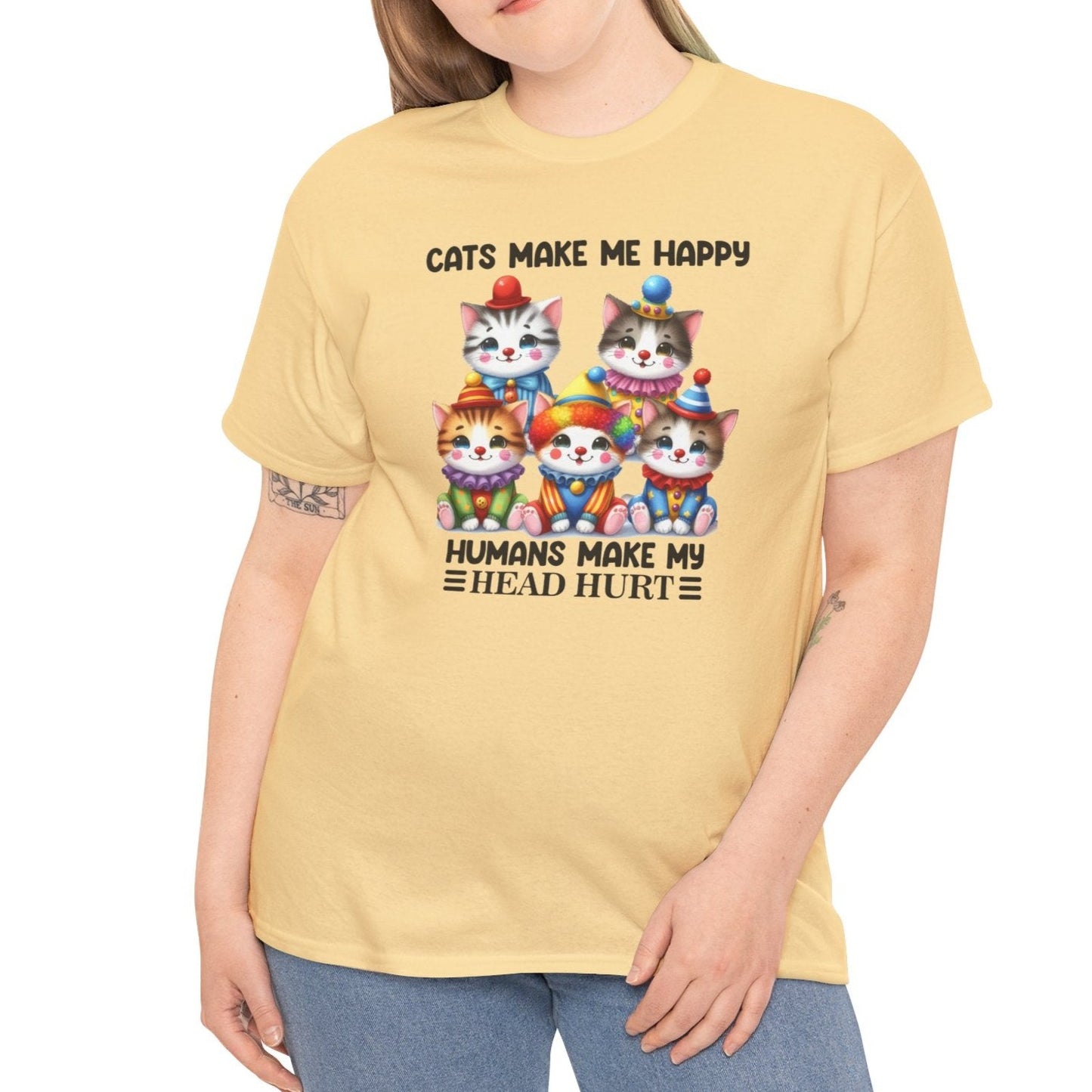 Cats Make Me Happy Tee - Kim’s Signature Beauty & Accessories    