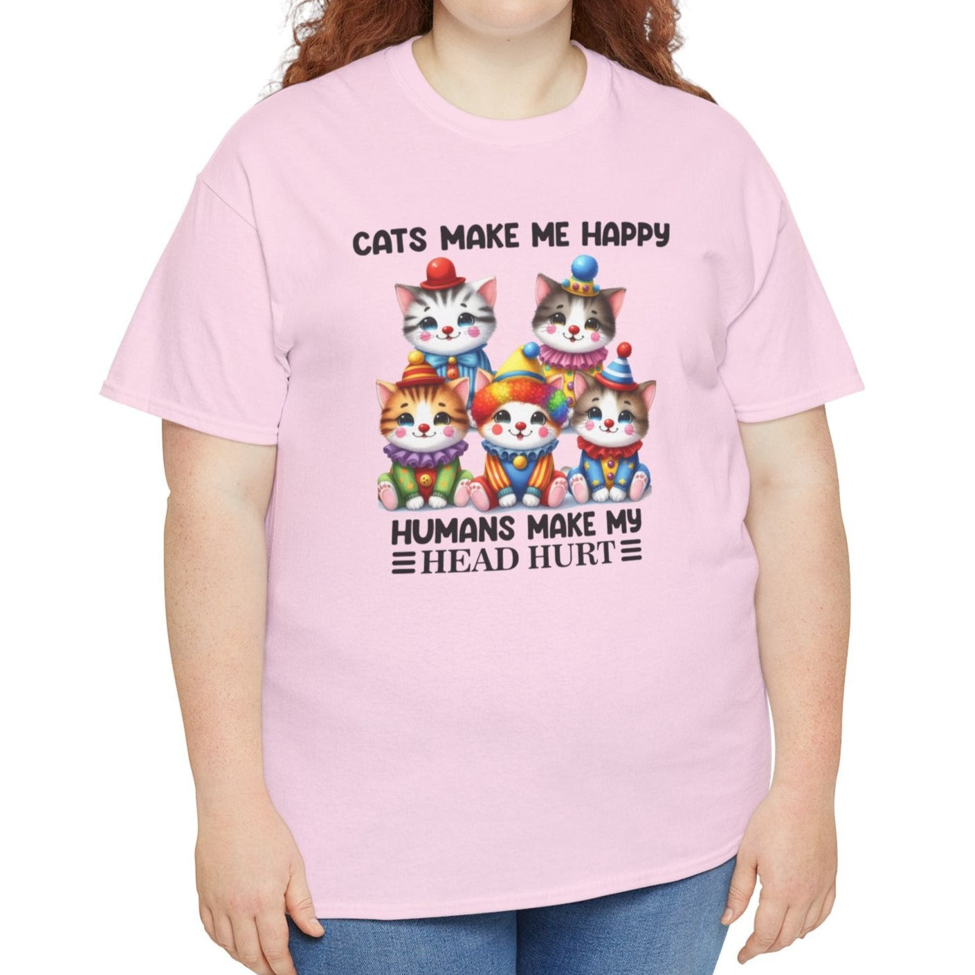 Cats Make Me Happy Tee - Kim’s Signature Beauty & Accessories    