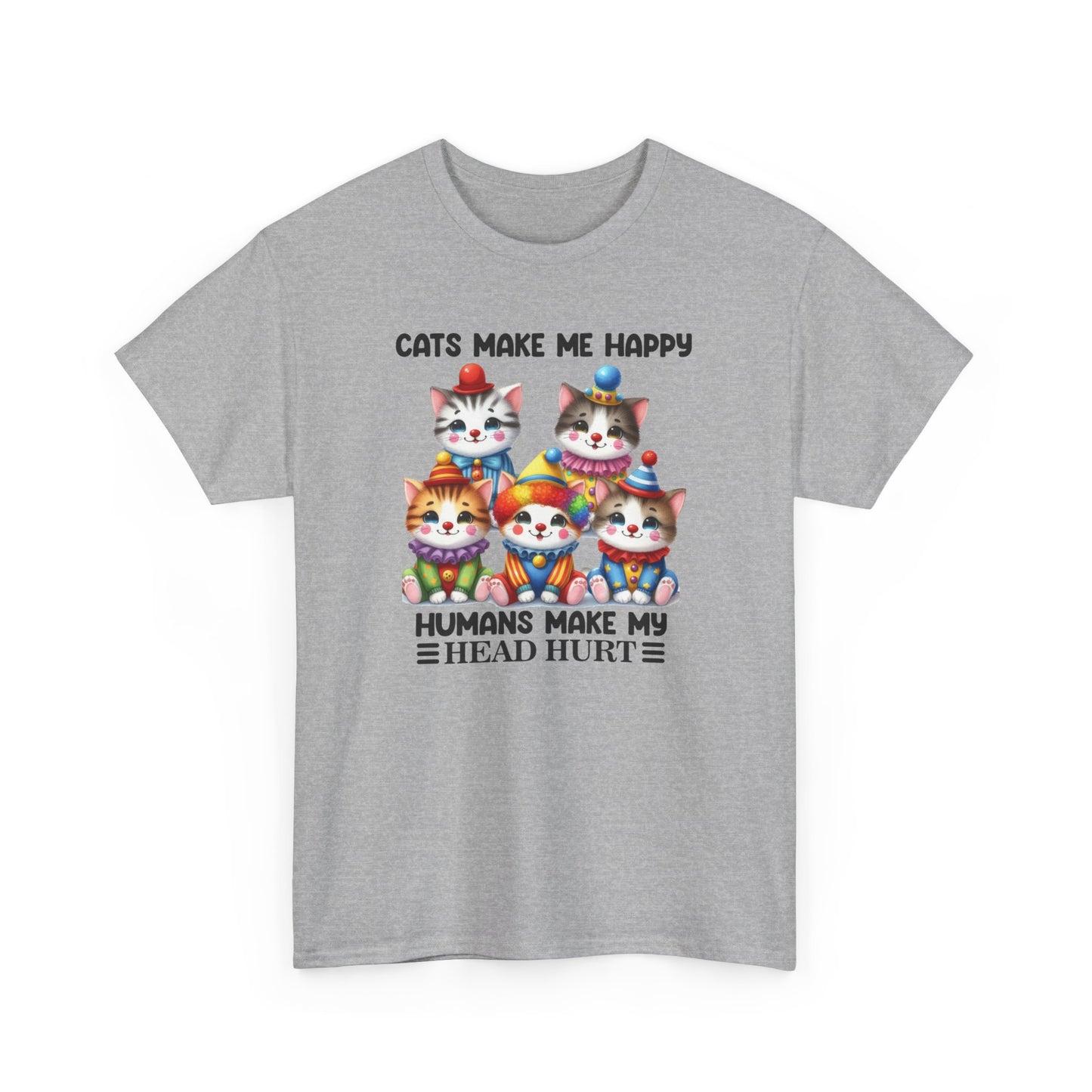 Cats Make Me Happy Tee - Kim’s Signature Beauty & Accessories    