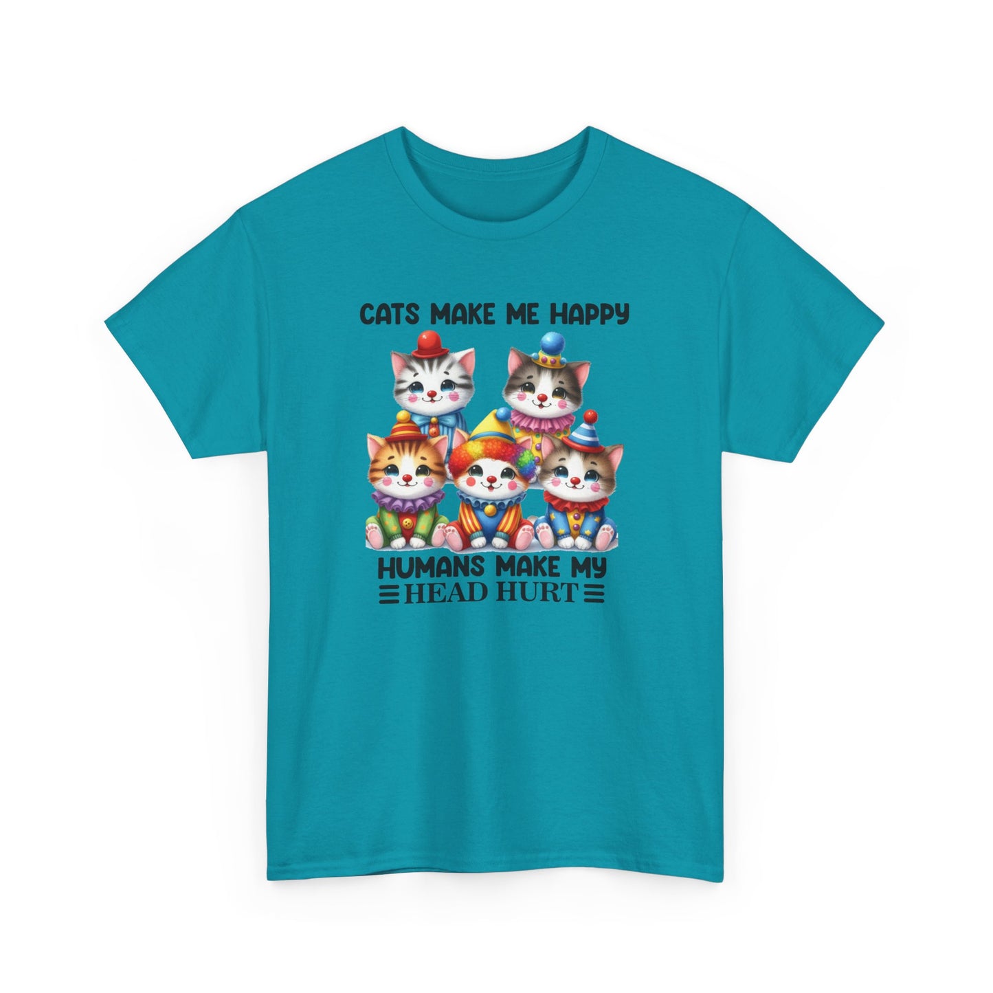Cats Make Me Happy Tee - Kim’s Signature Beauty & Accessories    