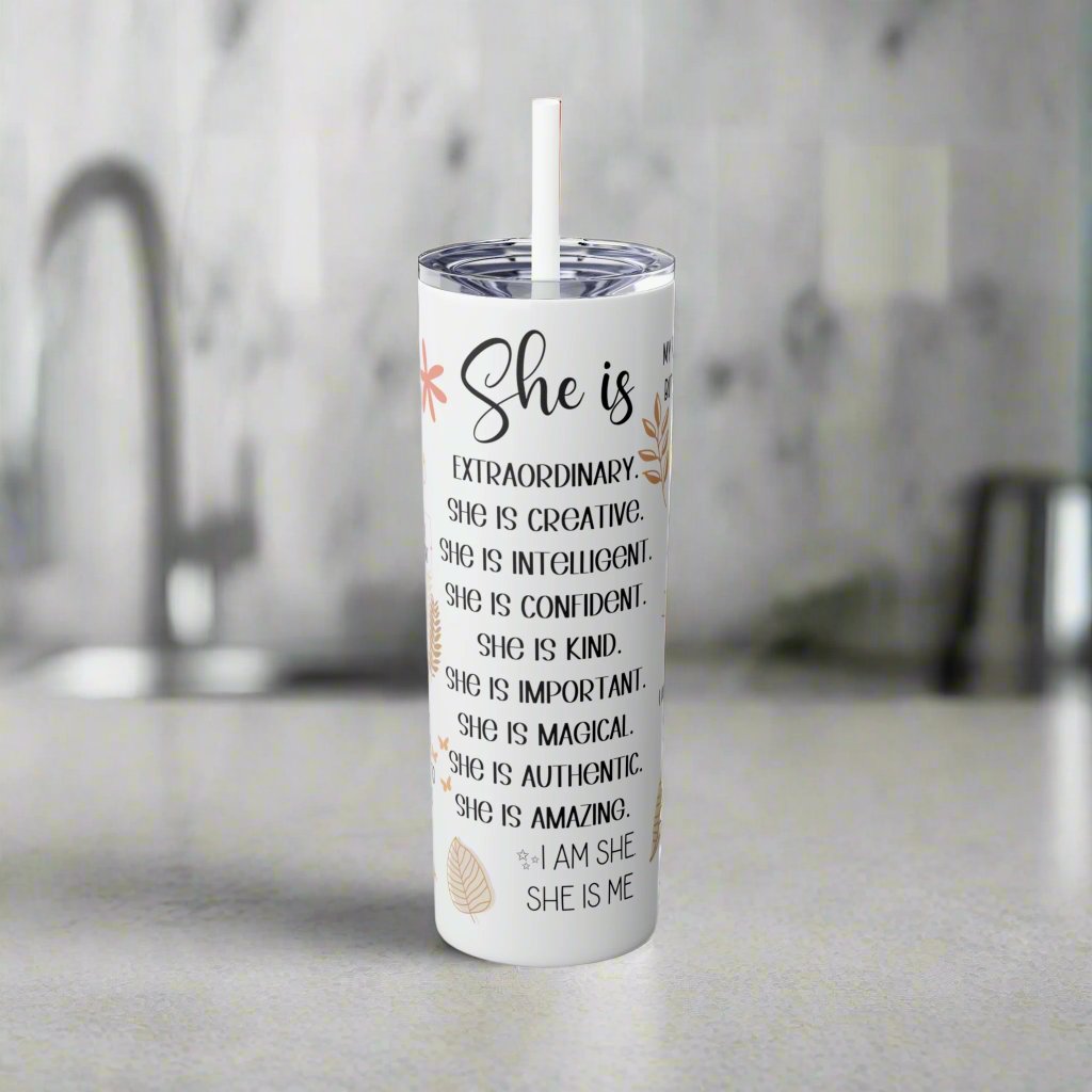 Celebrating Extraordinary Women Tumbler - Kim’s Signature Beauty & Accessories    