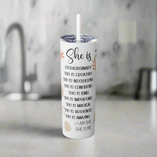 Celebrating Extraordinary Women Tumbler - Kim’s Signature Beauty & Accessories    