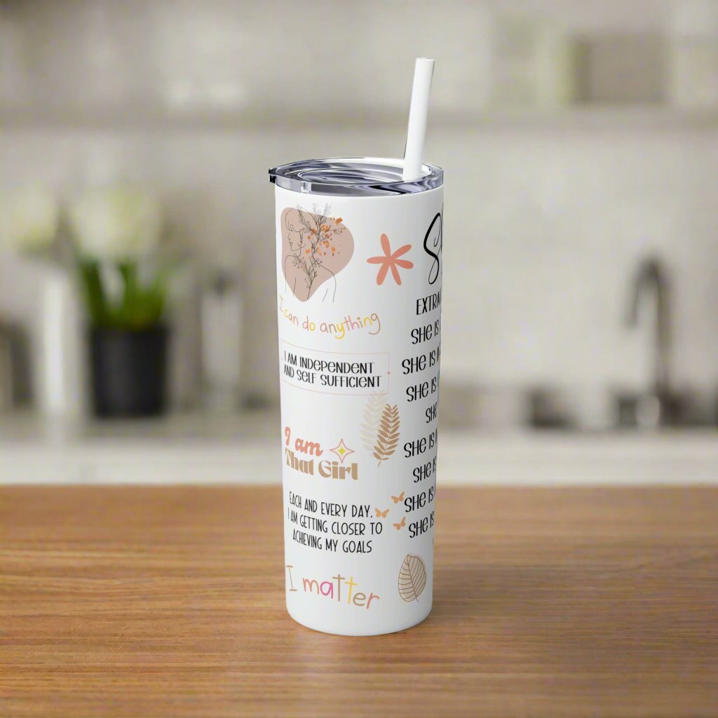 Celebrating Extraordinary Women Tumbler - Kim’s Signature Beauty & Accessories    