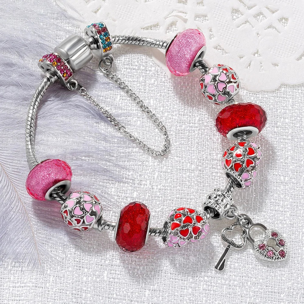 Charm Bracelet - 5 Color Options - Kim’s Signature Beauty & Accessories    