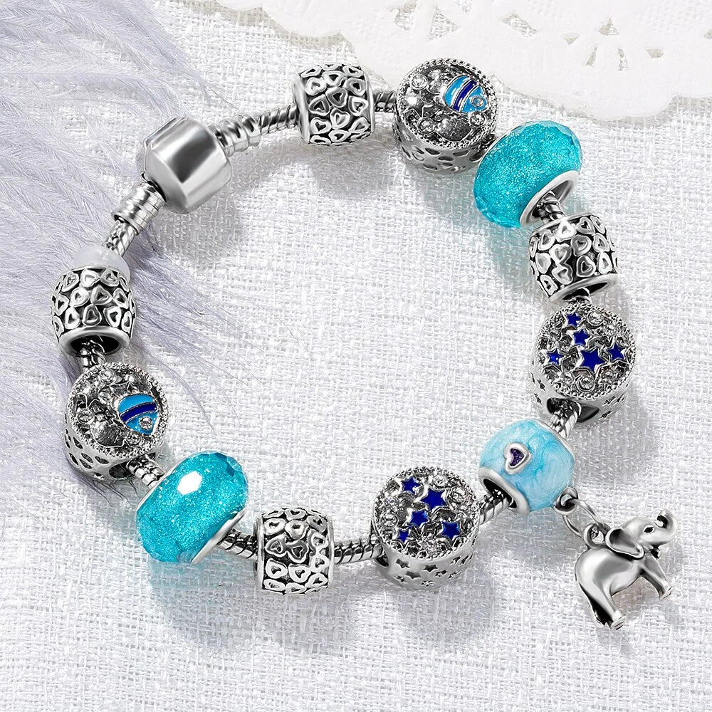 Charm Bracelet - 5 Color Options - Kim’s Signature Beauty & Accessories    