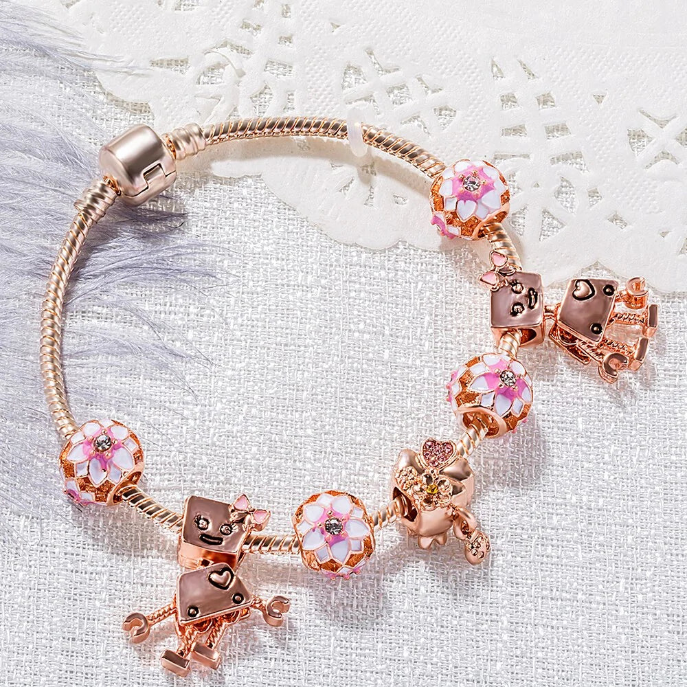 Charm Bracelet - 5 Color Options - Kim’s Signature Beauty & Accessories    