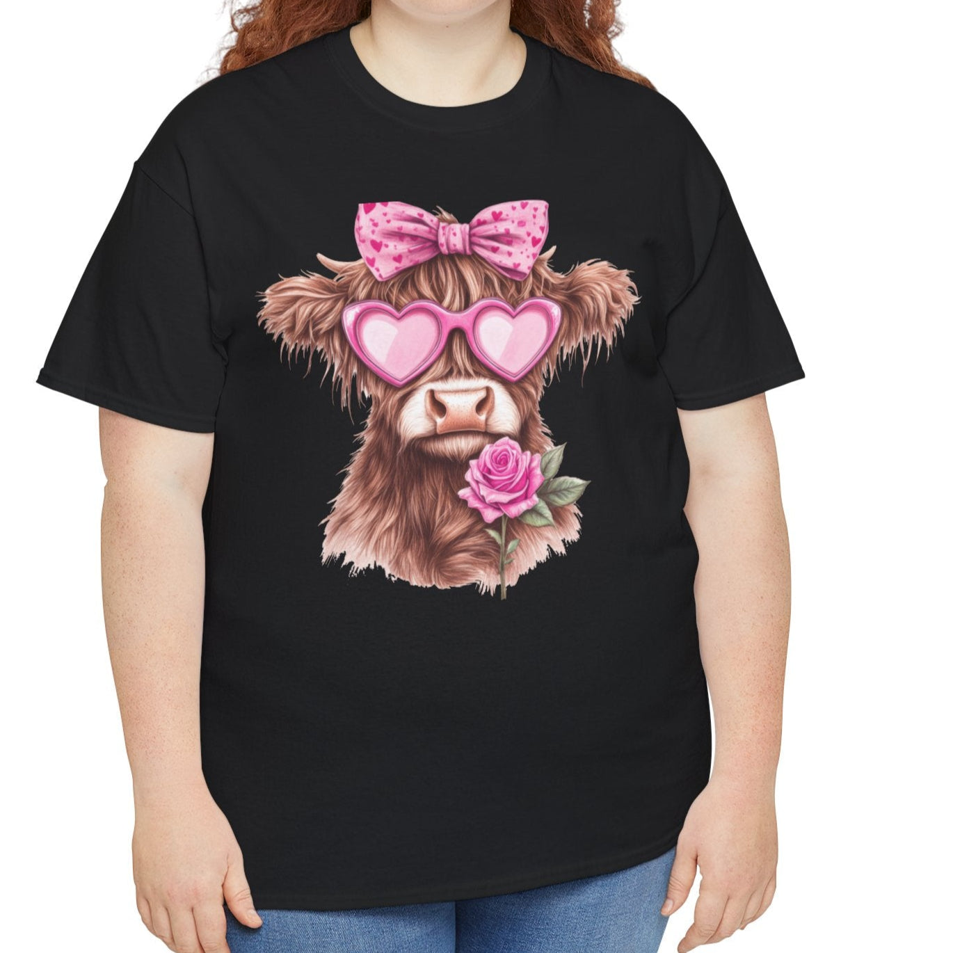 Charming Highland Cow Tee - Kim’s Signature Beauty & Accessories    