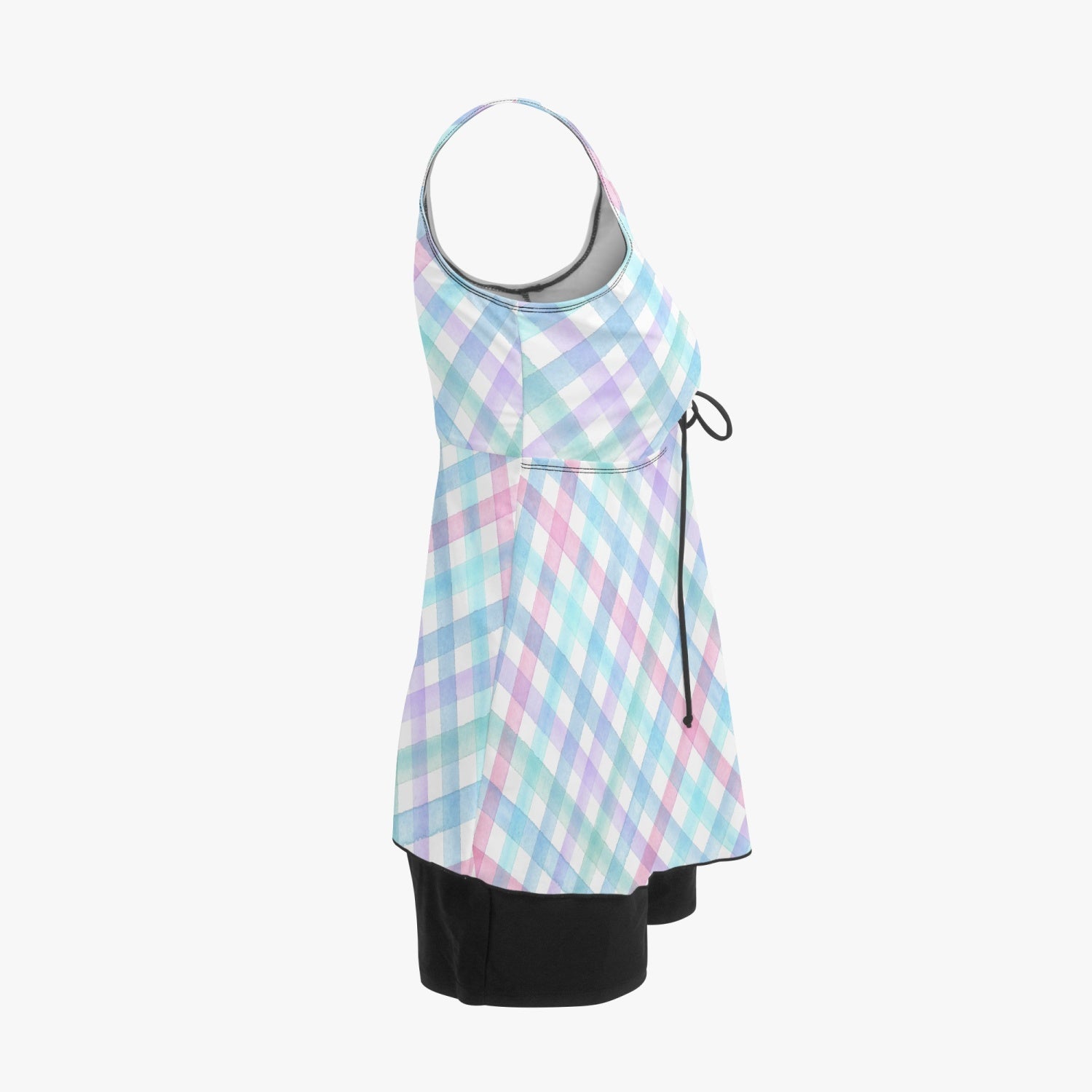 Checkered Chic | Women's Two-Piece Swimsuit - Kim’s Signature Beauty & Accessories    