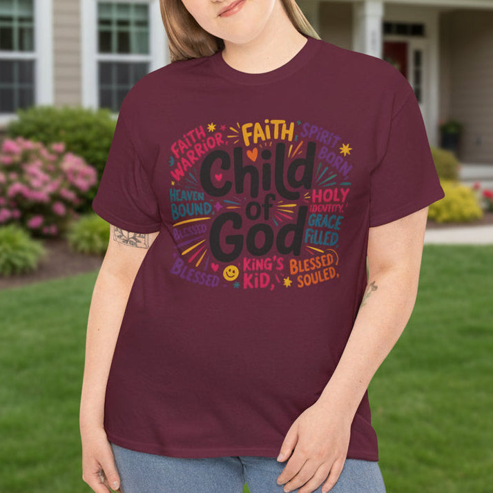 Child of God T-Shirt – Christian Faith Tee - Kim’s Signature Beauty & Accessories    