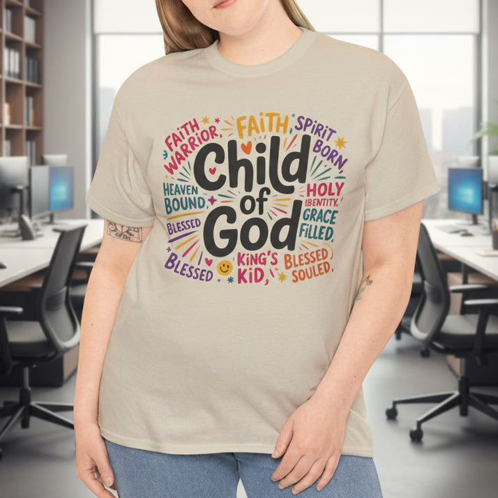 Child of God T-Shirt – Christian Faith Tee - Kim’s Signature Beauty & Accessories    