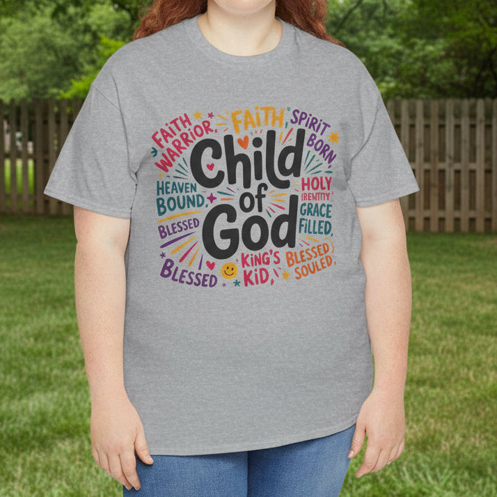 Child of God T-Shirt – Christian Faith Tee - Kim’s Signature Beauty & Accessories    