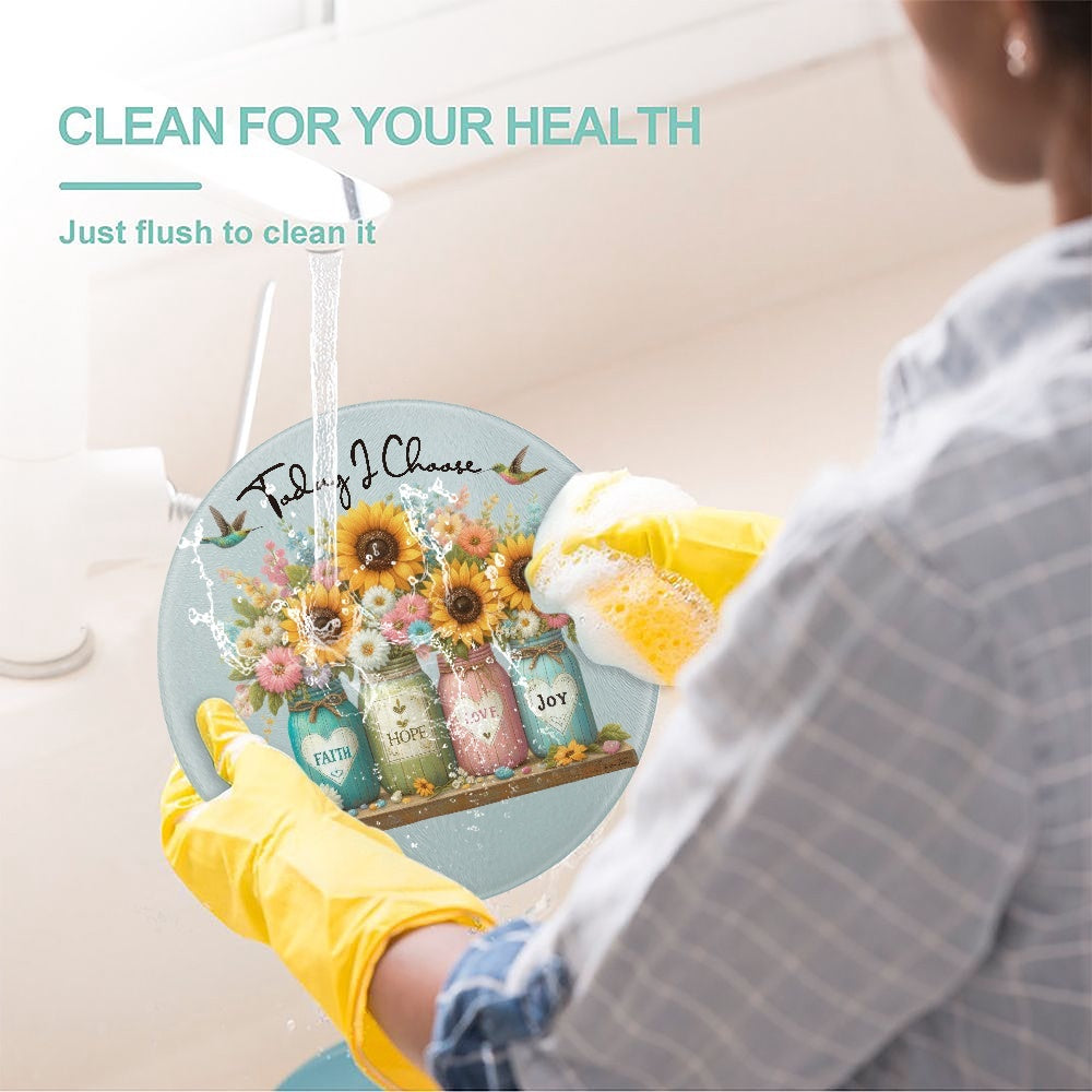 Choose Faith | Tempered Glass Cutting Board - Kim’s Signature Beauty & Accessories    