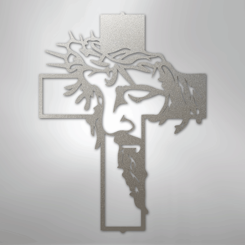 Christ Cross - Steel Sign - Kim’s Signature Beauty & Accessories