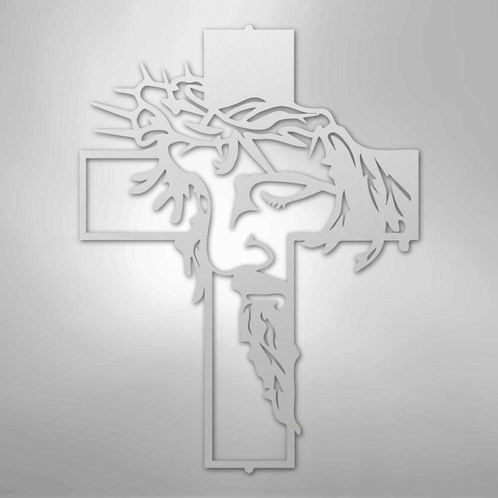 Christ Cross - Steel Sign - Kim’s Signature Beauty & Accessories