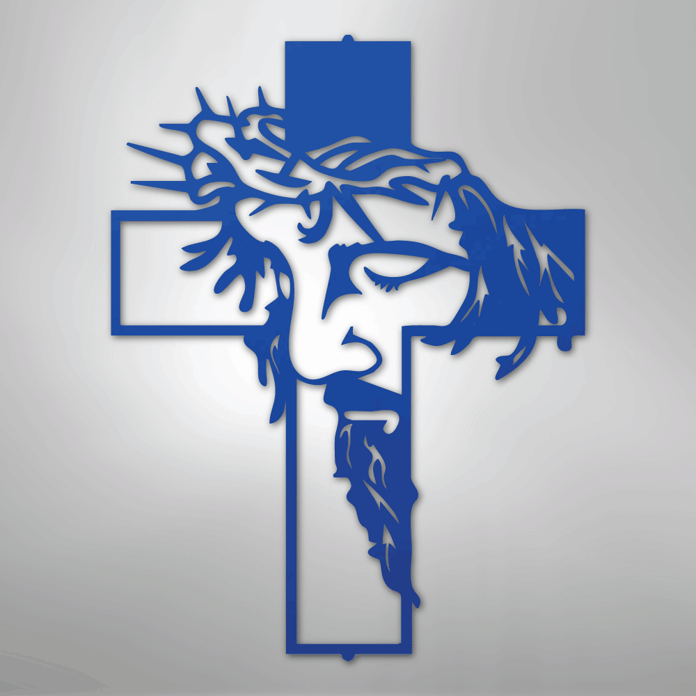 Christ Cross - Steel Sign - Kim’s Signature Beauty & Accessories
