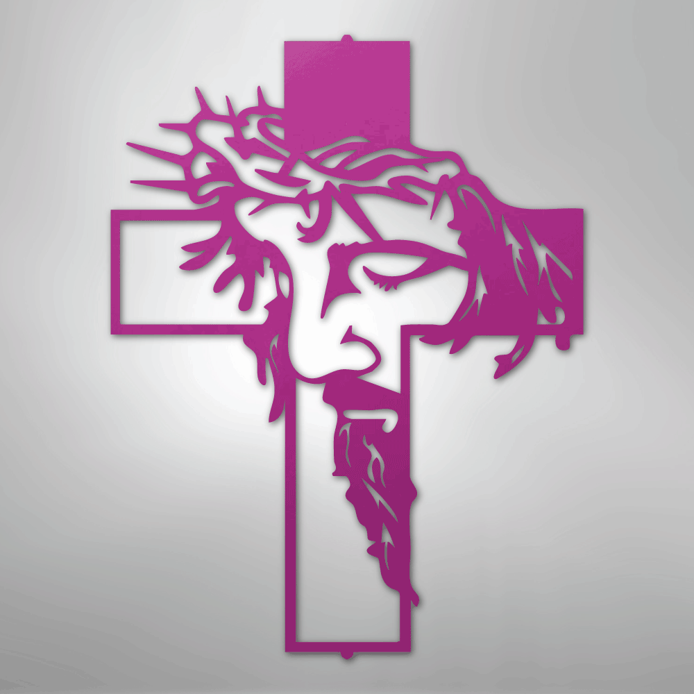 Christ Cross - Steel Sign - Kim’s Signature Beauty & Accessories