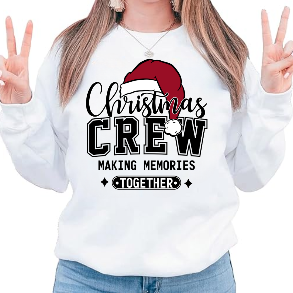 Christmas Crew (Personalize)Sweatshirt (or)T-Shirt - Kim’s Signature Beauty & Accessories    