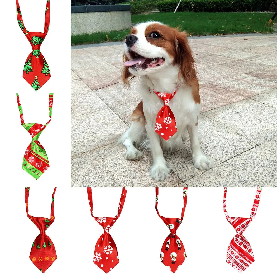 Christmas Dog Necktie - Kim’s Signature Beauty & Accessories    