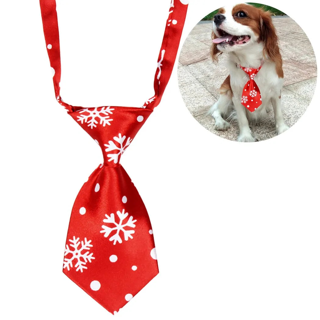Christmas Dog Necktie - Kim’s Signature Beauty & Accessories    