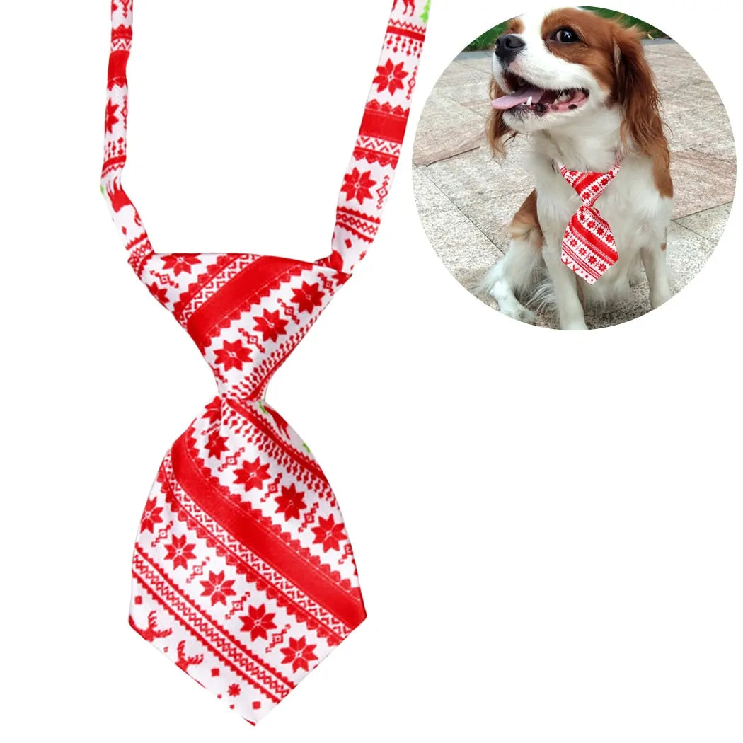 Christmas Dog Necktie - Kim’s Signature Beauty & Accessories    