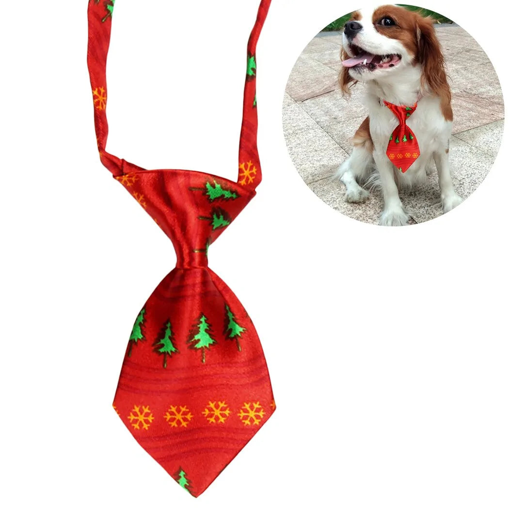 Christmas Dog Necktie - Kim’s Signature Beauty & Accessories    