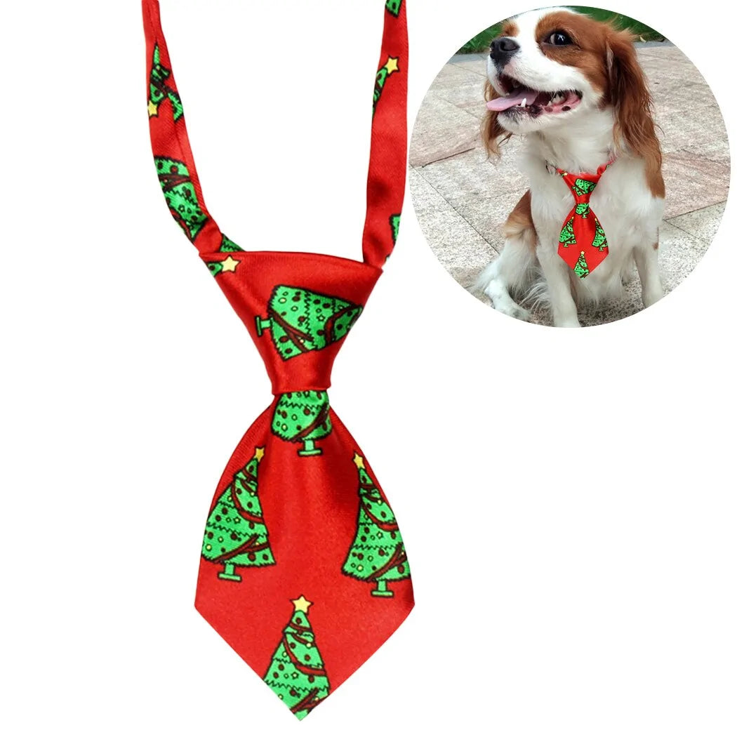 Christmas Dog Necktie - Kim’s Signature Beauty & Accessories    