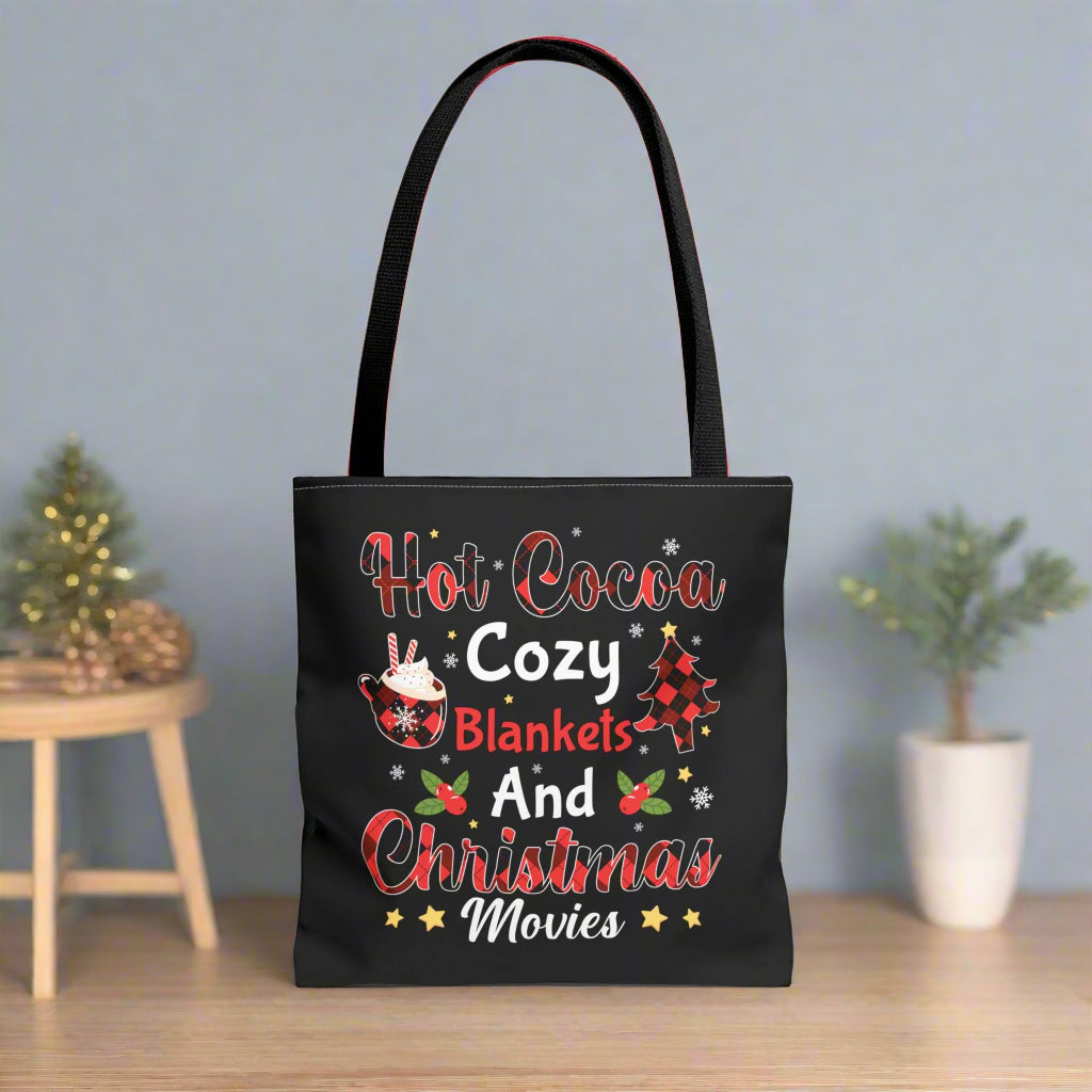 Christmas Movie Tote Bag - Kim’s Signature Beauty & Accessories    