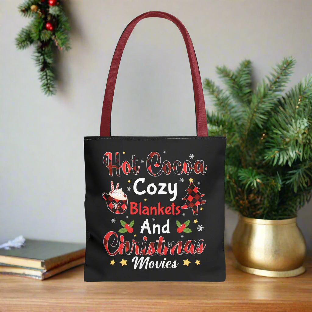 Christmas Movie Tote Bag - Kim’s Signature Beauty & Accessories    