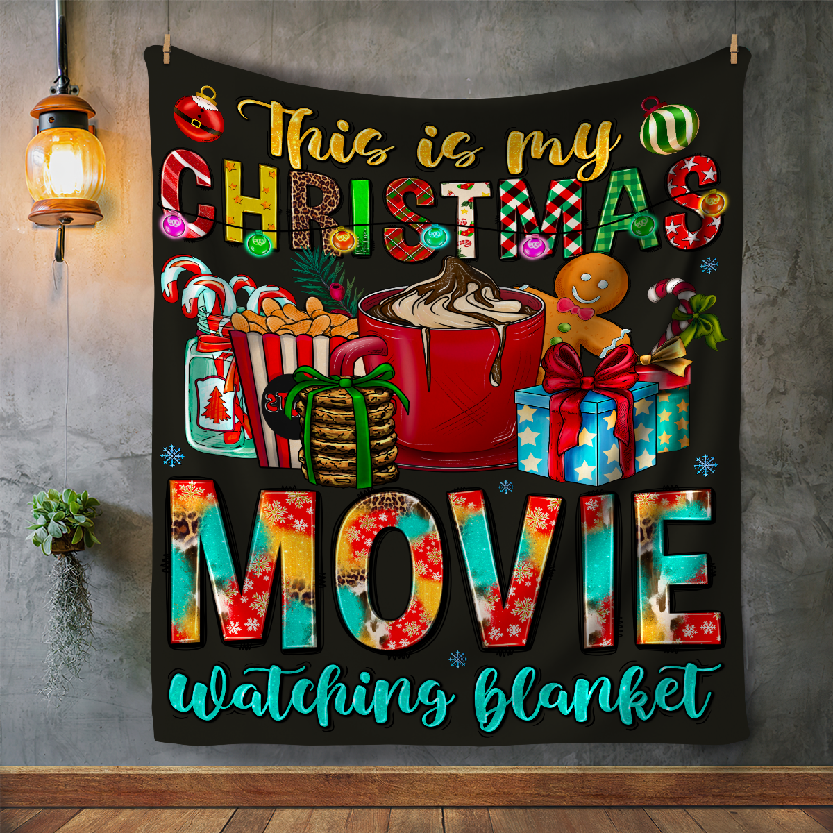 Christmas Movie Watching Blanket - Kim’s Signature Beauty & Accessories    