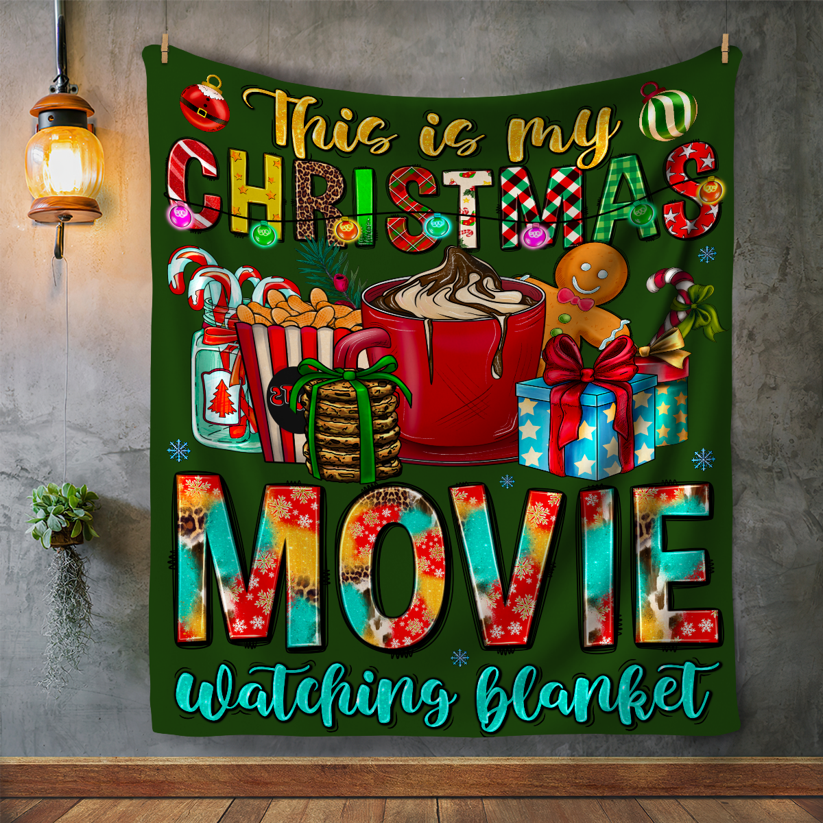 Christmas Movie Watching Blanket - Kim’s Signature Beauty & Accessories    