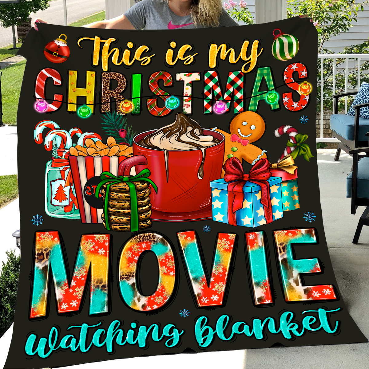 Christmas Movie Watching Blanket - Kim’s Signature Beauty & Accessories    