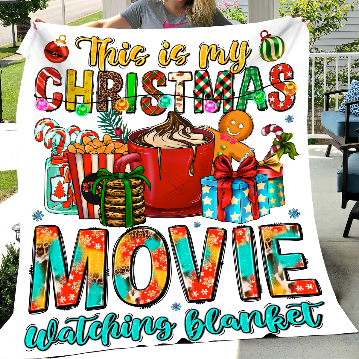 Christmas Movie Watching Blanket - Kim’s Signature Beauty & Accessories    