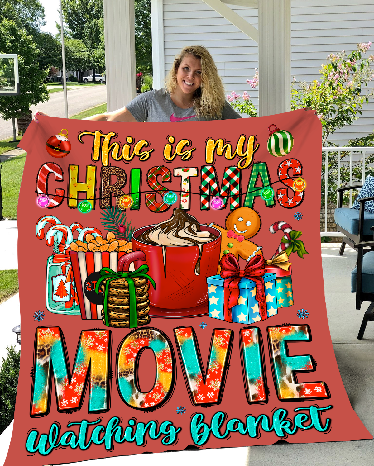 Christmas Movie Watching Blanket - Kim’s Signature Beauty & Accessories    