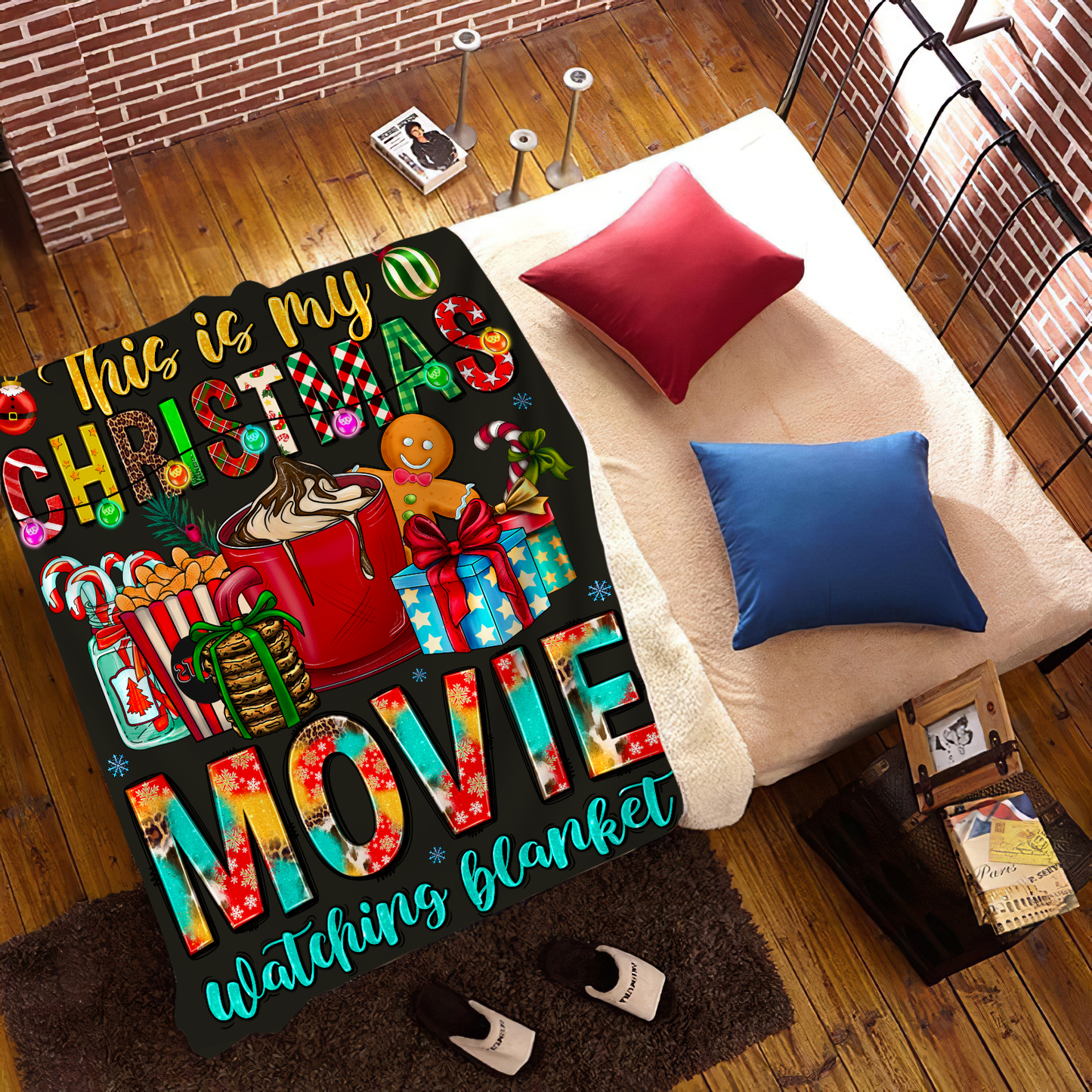 Christmas Movie Watching Blanket - Kim’s Signature Beauty & Accessories    
