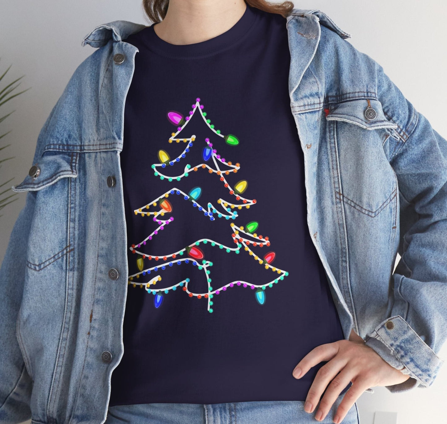 Christmas Tree Tee with Festive Lights - Kim’s Signature Beauty & Accessories    