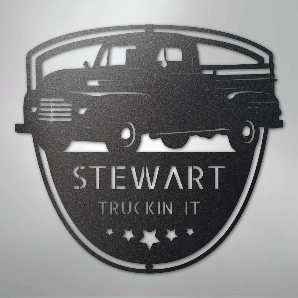 Classic Ford 150 Monogram - Steel Sign - Kim’s Signature Beauty & Accessories