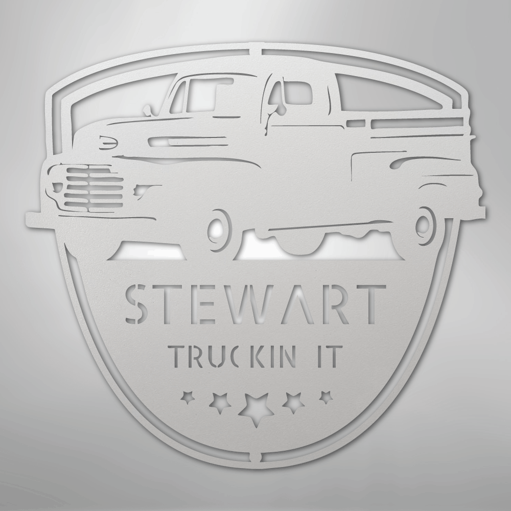 Classic Ford 150 Monogram - Steel Sign - Kim’s Signature Beauty & Accessories