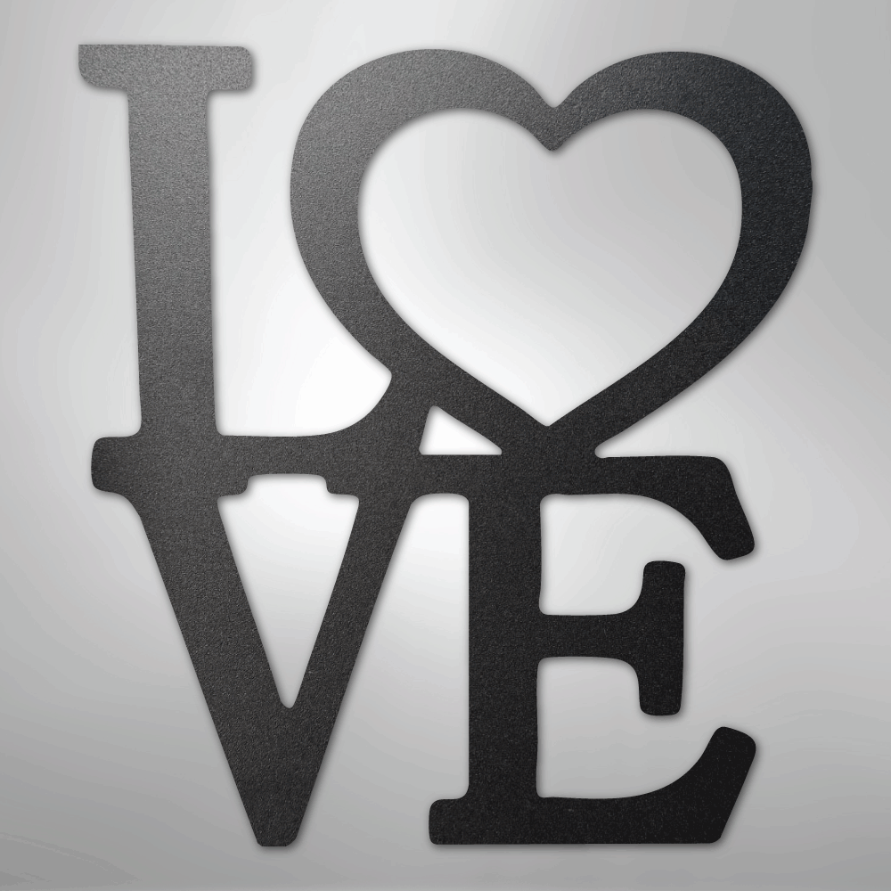 Classic Love - Steel Sign - Kim’s Signature Beauty & Accessories