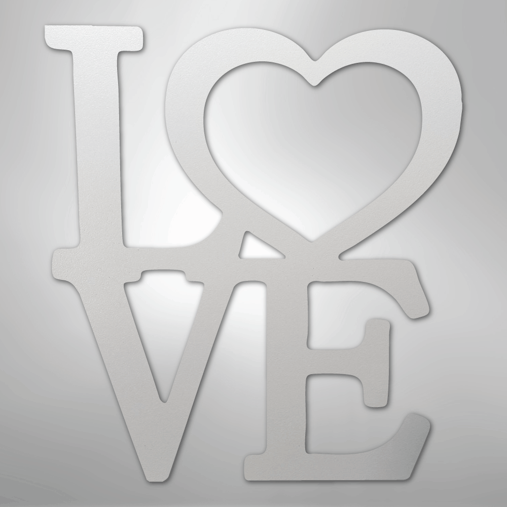 Classic Love - Steel Sign - Kim’s Signature Beauty & Accessories