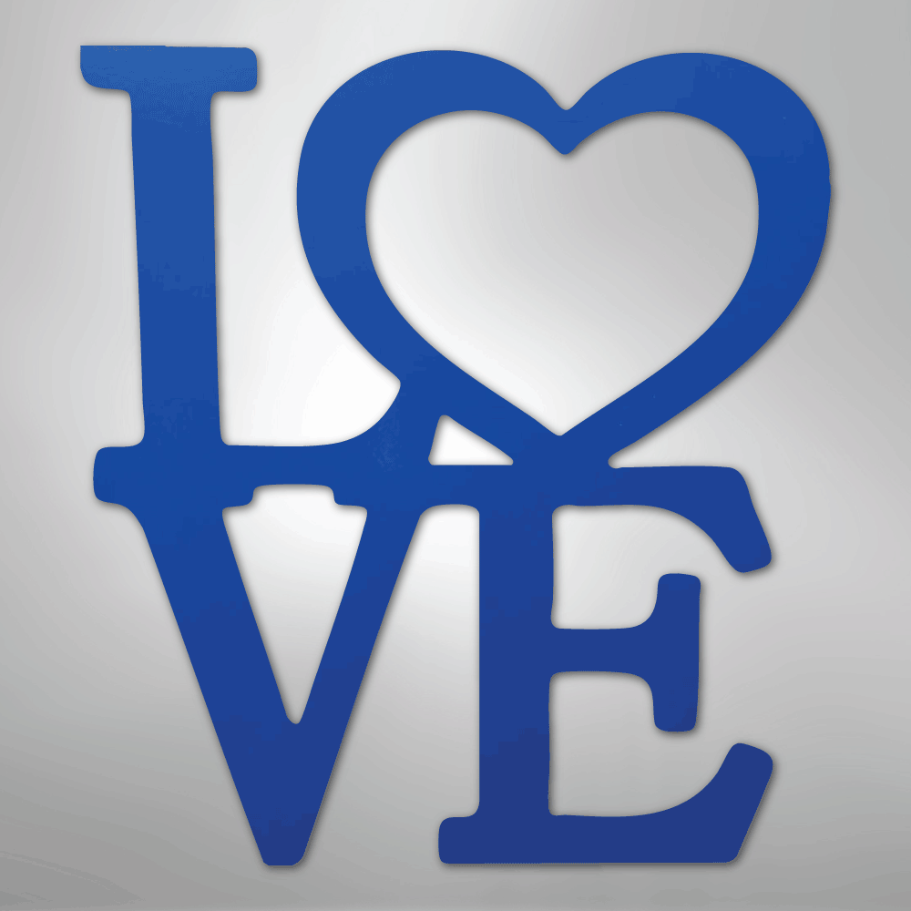 Classic Love - Steel Sign - Kim’s Signature Beauty & Accessories