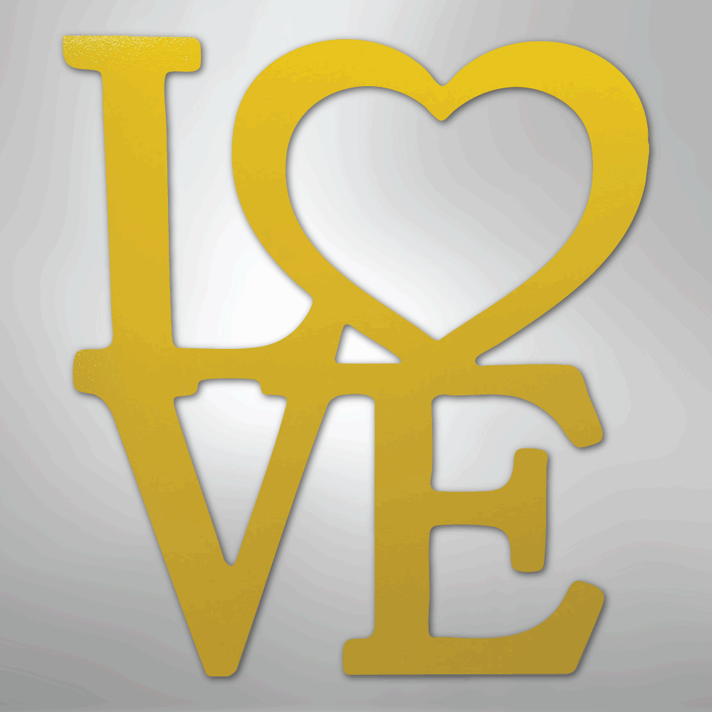 Classic Love - Steel Sign - Kim’s Signature Beauty & Accessories