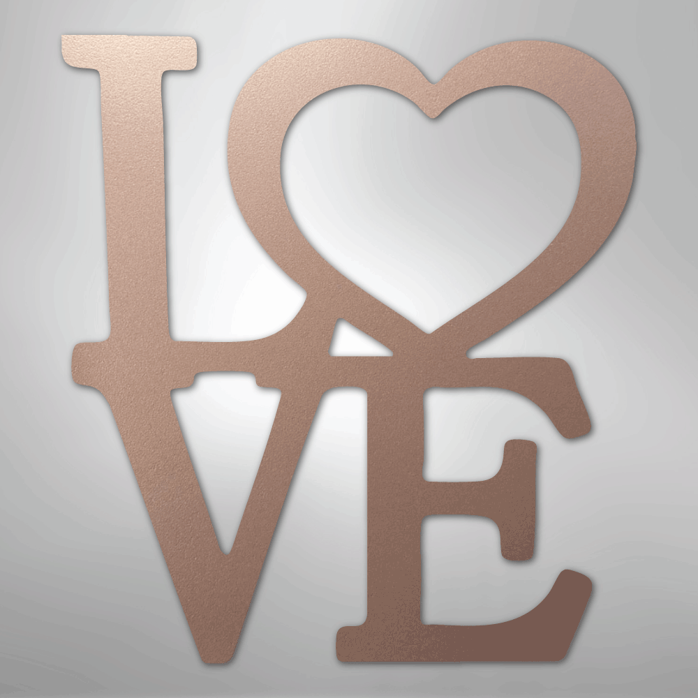 Classic Love - Steel Sign - Kim’s Signature Beauty & Accessories