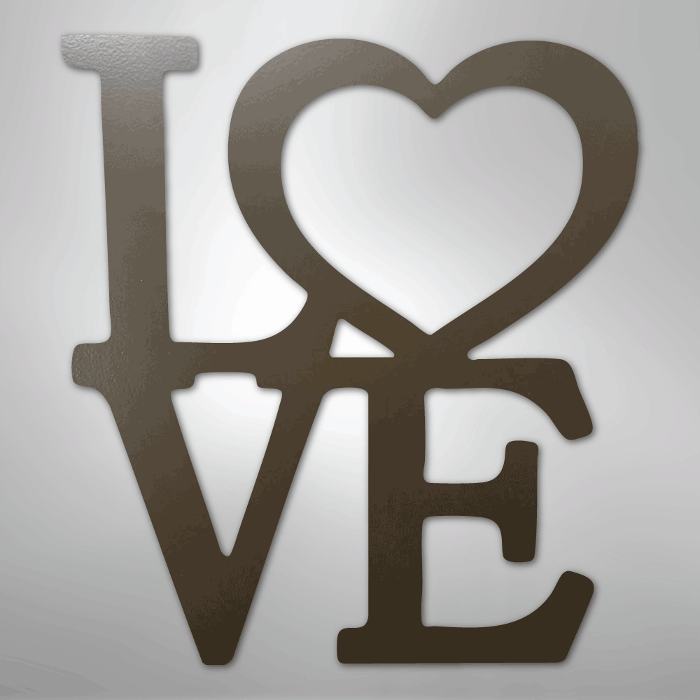 Classic Love - Steel Sign - Kim’s Signature Beauty & Accessories