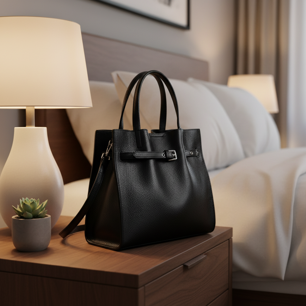 Classic Women's Tote Bag – Spacious PU Leather Everyday Handbag - Kim’s Signature Beauty & Accessories