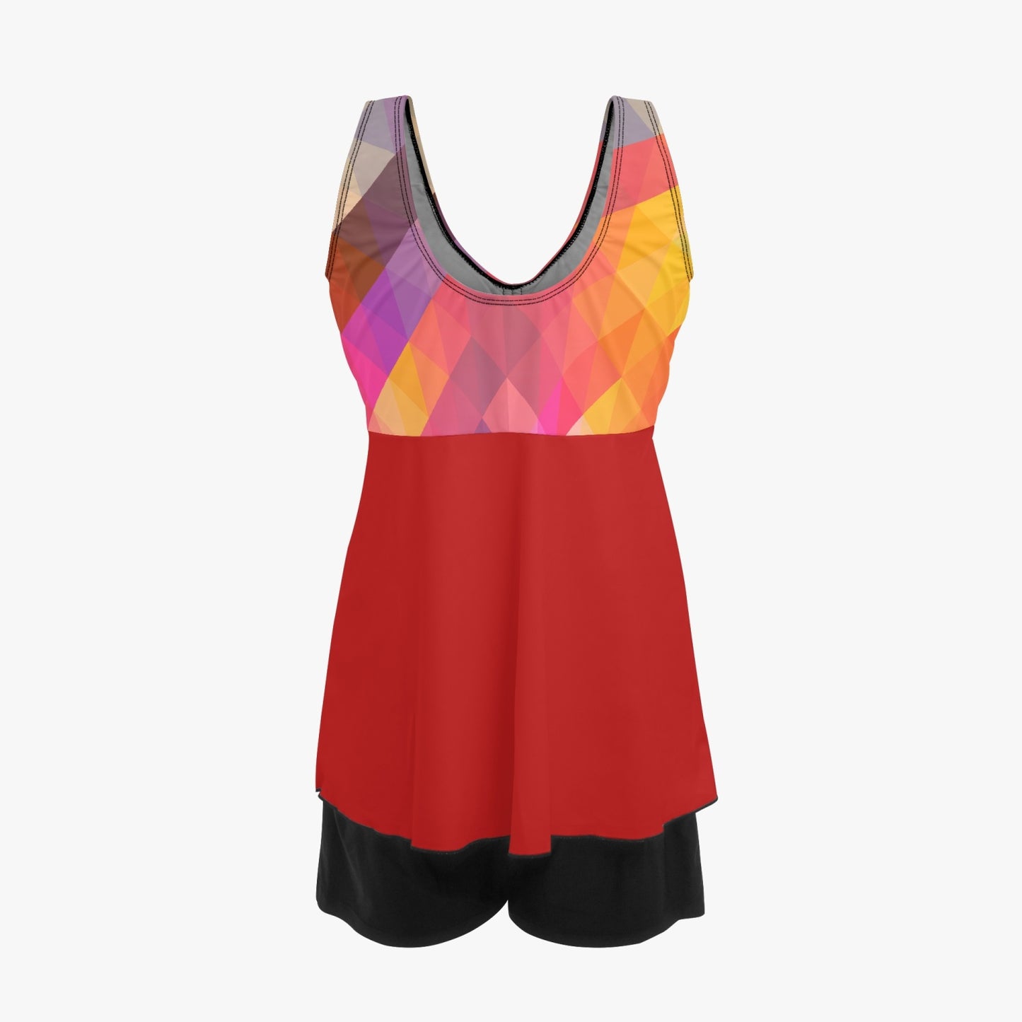 Color Splash Tankini |  Women's Two-Piece Swimsuit - Kim’s Signature Beauty & Accessories    