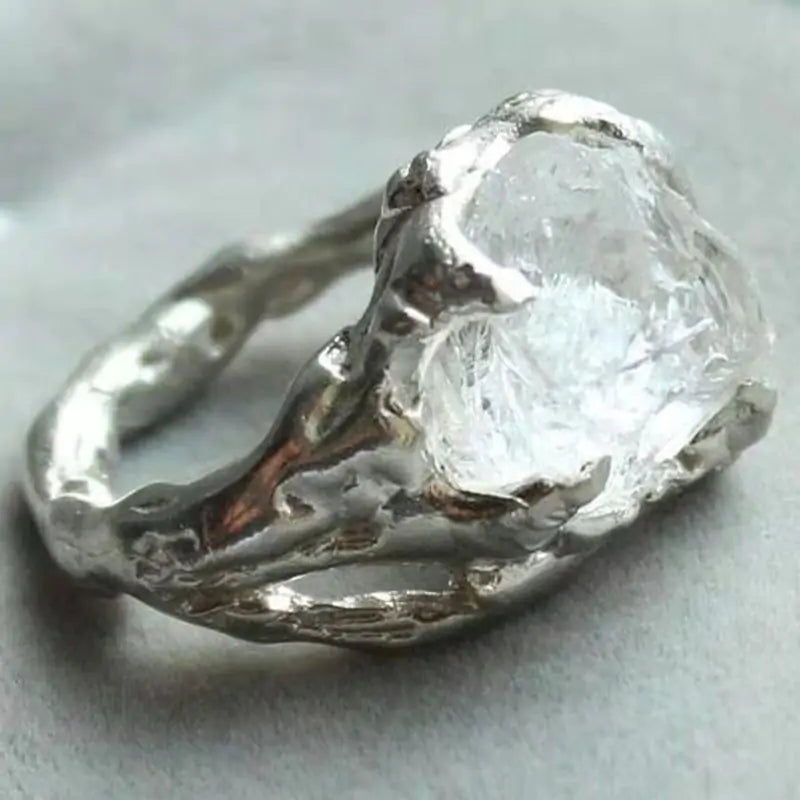 Colored Clear Irregular Stone Rings - Kim’s Signature Beauty & Accessories    